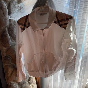 Burberry jacket store display new without tags.